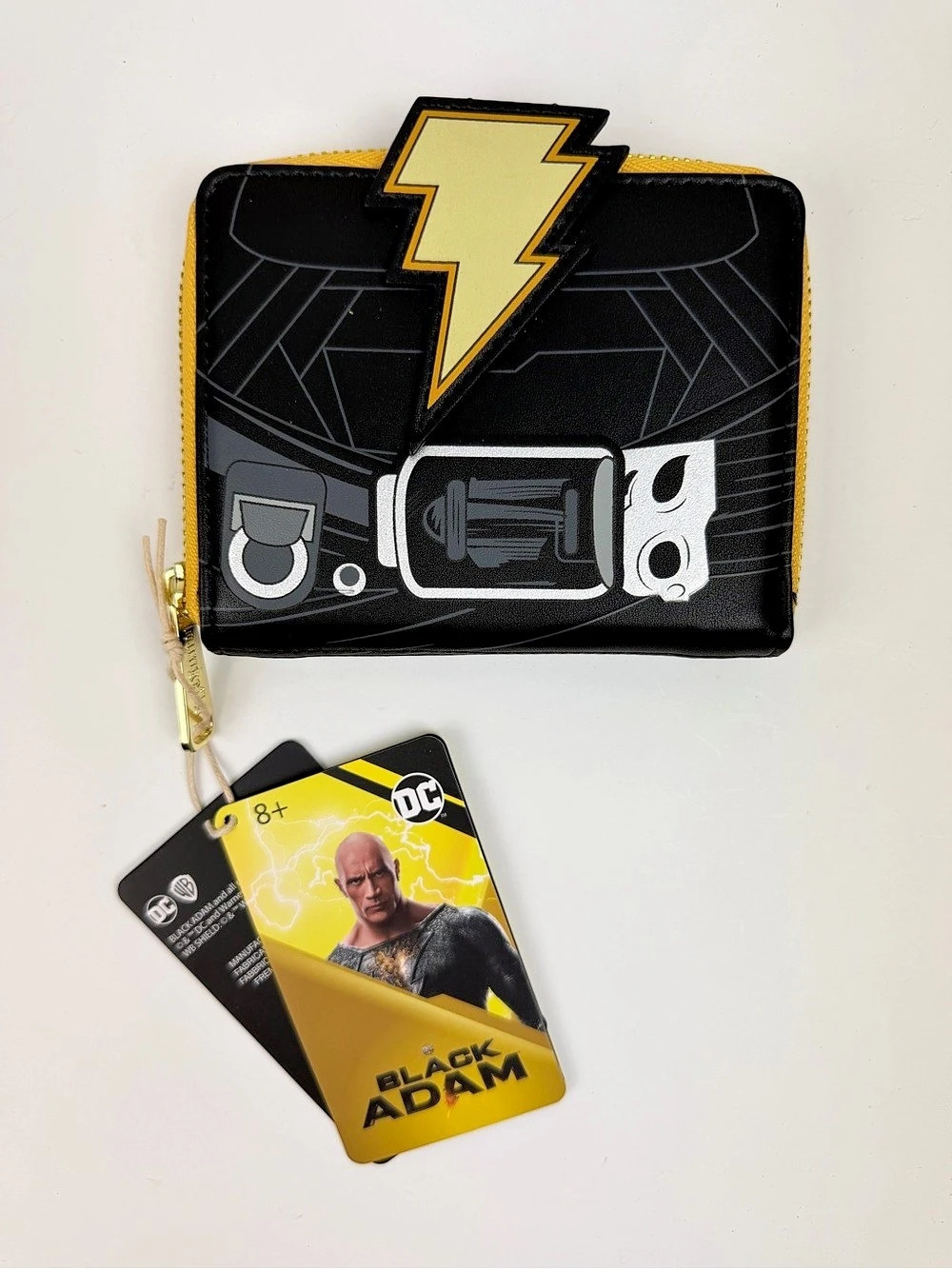 Loungefly DC Black Adam Loungefly Zip Around Wallet Zip Around Glow In The Dark